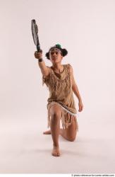 ANISE KNEELING POSE WITH AX 